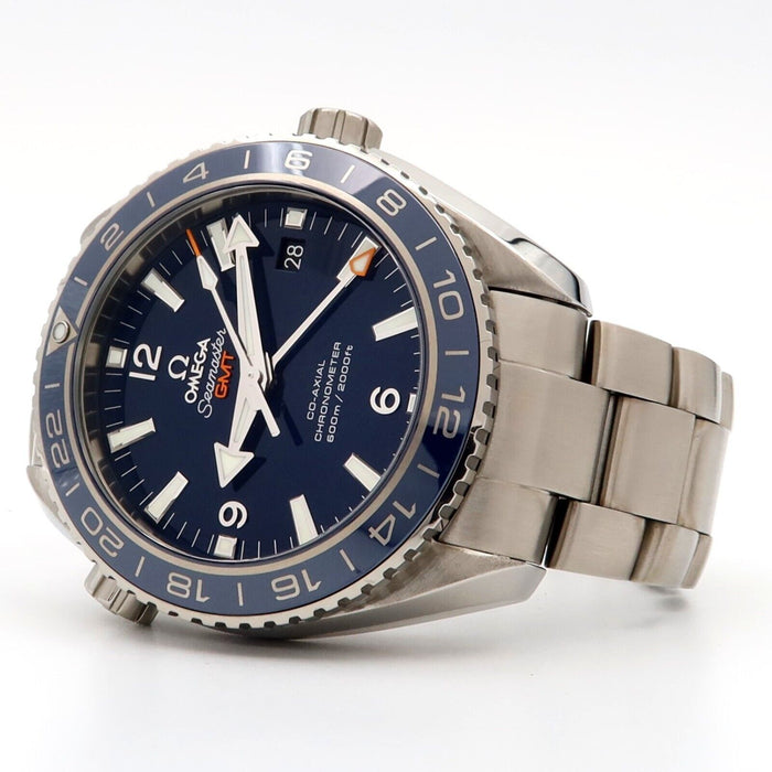 Omega Seamaster Planet Ocean GMT Titanium 43.5MM Blue Dial 232.90.44.22.03.001