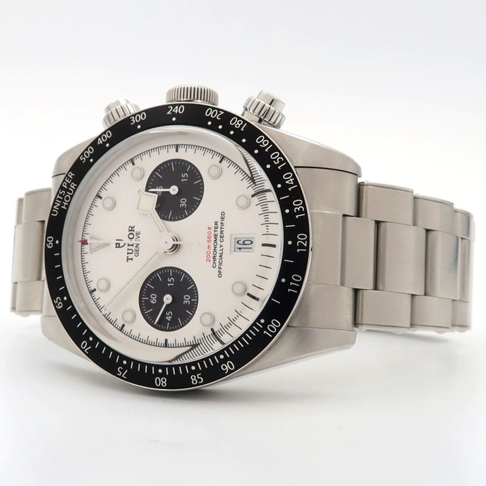 Tudor Black Bay Chronograph White Panda Dial 41MM Automatic Steel 79360N