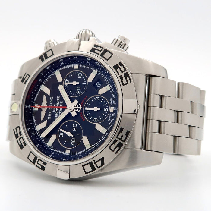 Breitling Chronomat 44 Flying Fish Black Dial Atuomatic Chronograph AB0116
