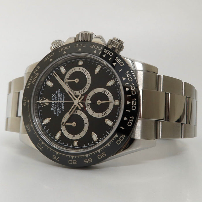 Rolex Daytona Black Dial Ceramic Bezel Stainless Steel 40MM Automatic 116500LN