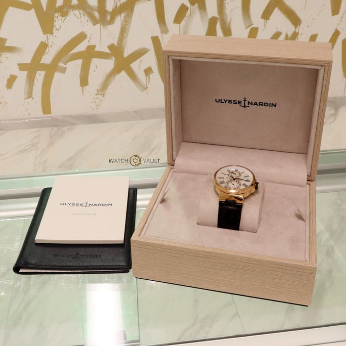 Ulysse Nardin Marine Lady Chronometer Mother of Pearl Diamond Dial 1182-160/490