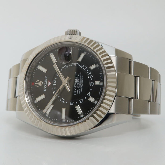 Rolex Sky-Dweller Black Dial Stainless Steel 42MM Automatic Bx/Prs 2018 326934