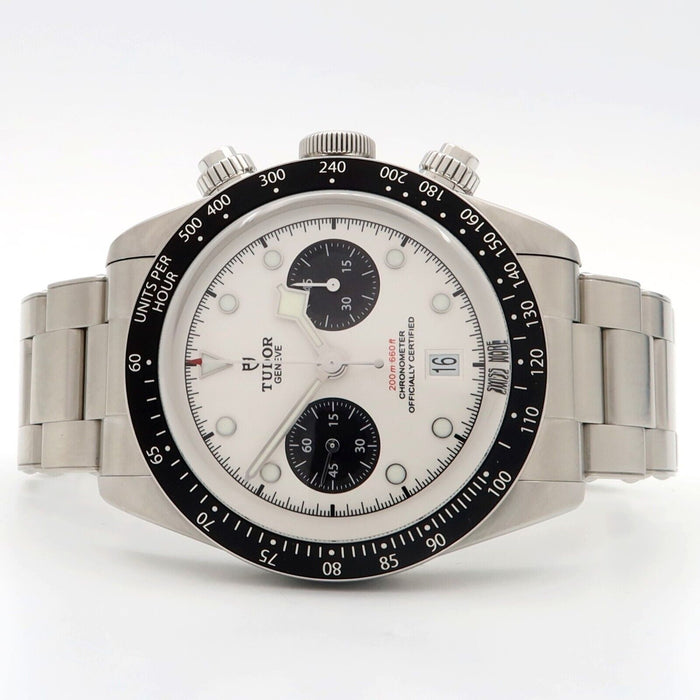 Tudor Black Bay Chronograph White Panda Dial 41MM Automatic Steel 79360N