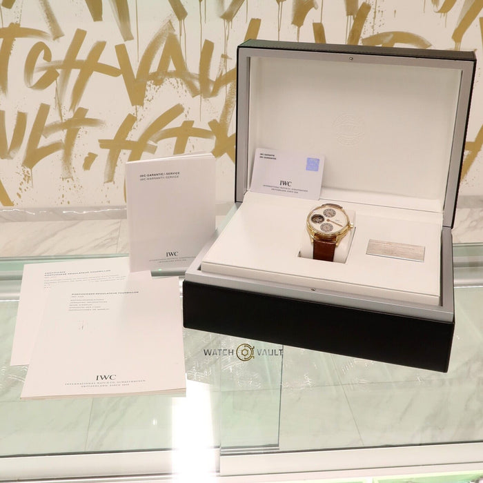 IWC Portuguese Regulator Tourbillon Solid 18kt Rose Gold Manual 43MM IW544602