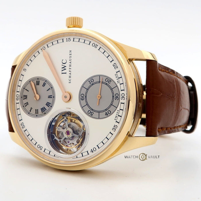 IWC Portuguese Regulator Tourbillon Solid 18kt Rose Gold Manual 43MM IW544602