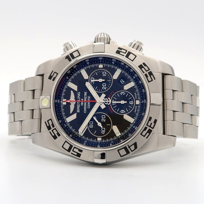 Breitling Chronomat 44 Flying Fish Black Dial Atuomatic Chronograph AB0116