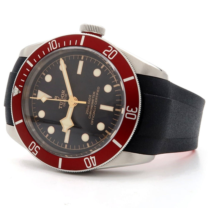 Tudor Black Bay Heritage Red Bezel Black Dial Steel/Rubber 41MM Automatic 79230