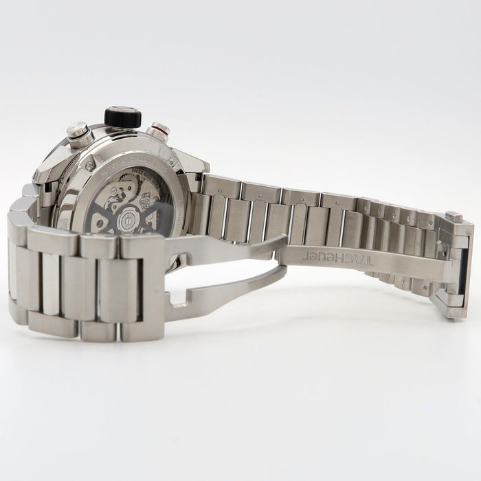 TAG Heuer Carrera Calibre Heuer 02 Black Sekelton Dial Chronograph CBG2010