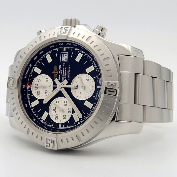 Breitling Colt Chronograph Automatic Black Dial 44MM Stainless Steel A13388