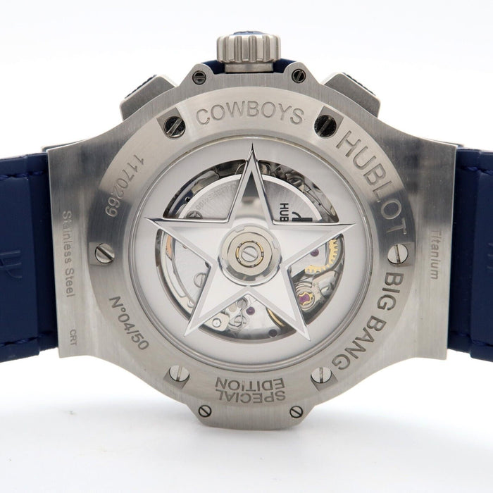 Hublot Big Bang “Dallas Cowboys” 44MM Titanium Blue Dial 301.SQ.7179.LR.DCW15