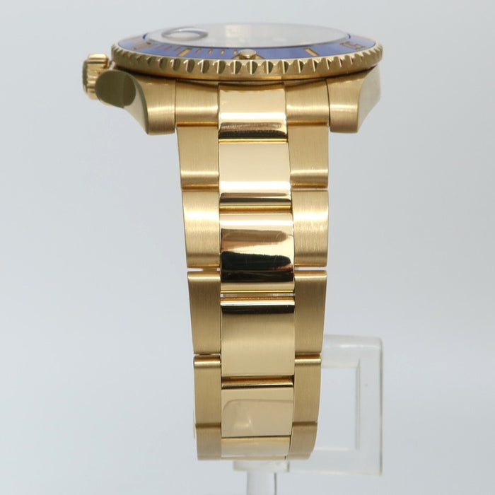 Rolex Submariner Date Blue Dial 18k Yellow Gold Automatic 40MM Bx/Prs 116618LB