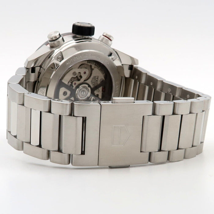 TAG Heuer Carrera Calibre Heuer 02 Black Sekelton Dial Chronograph CBG2010