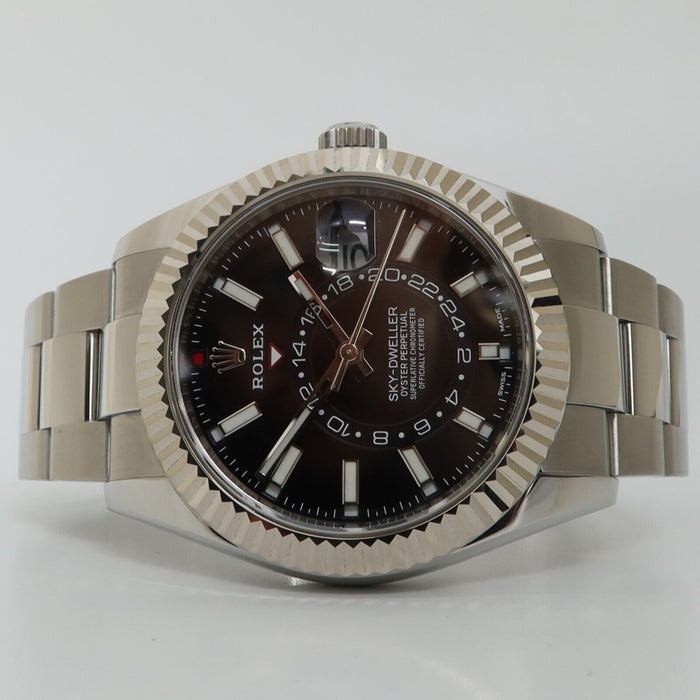 Rolex Sky-Dweller Black Dial Stainless Steel 42MM Automatic Bx/Prs 2018 326934