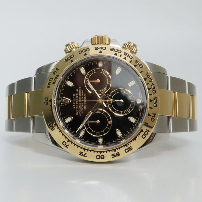 Rolex Daytona Black Dial 18kt Yellow Gold & Stainless Steel 40MM Bx/Prs 116503