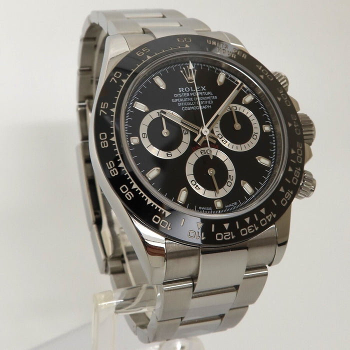 Rolex Daytona Black Dial Ceramic Bezel Stainless Steel 40MM Automatic 116500LN