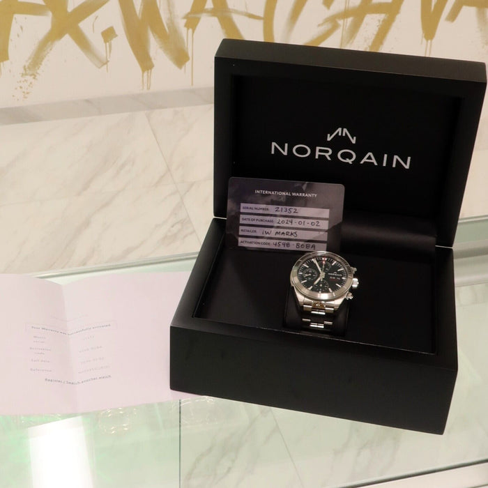 Norqain Adventure Sport Chrono Day/Date 41MM Black Dial Automatic N1500SIC/B151