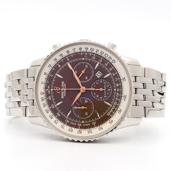 Breitling Montbrillant Navitimer Chronograph Havana Brown Dial 38MM A41370