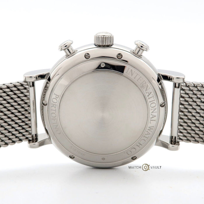 IWC Portofino Chronograph Day/Date Black Dial Automatic Steel 42MM IW391010