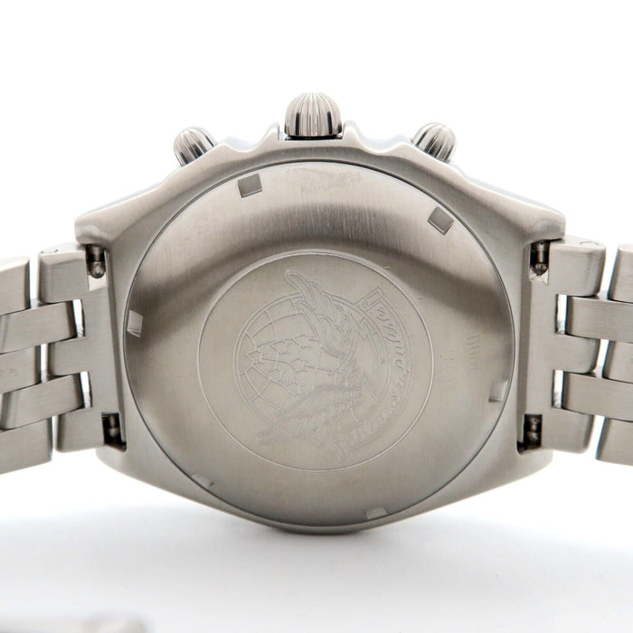 Breitling Chronomat Blue Impulse Limited Edition Chrono 39MM Silver Dial A13048