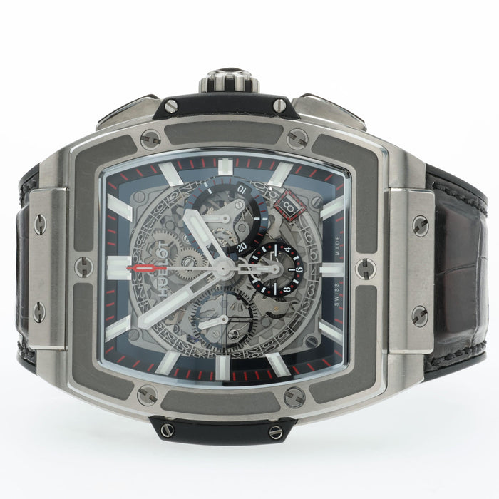 Hublot Spirit of Big Bang Automatic Silver Skeletonized Dial 45mm 601.NX.0173.LR
