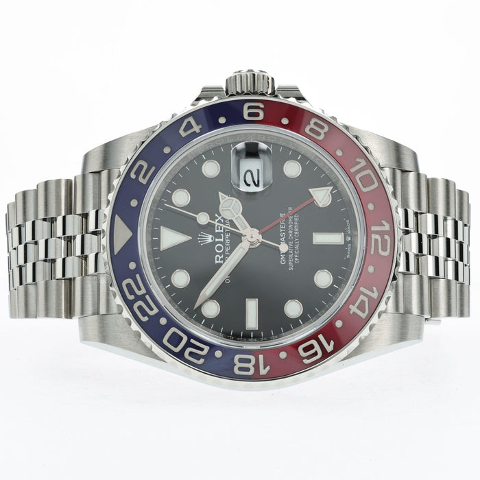 Rolex GMT-Master II Pepsi Ceramic Blue/Red Oyster Bracelet 40MM Steel 126710BLRO