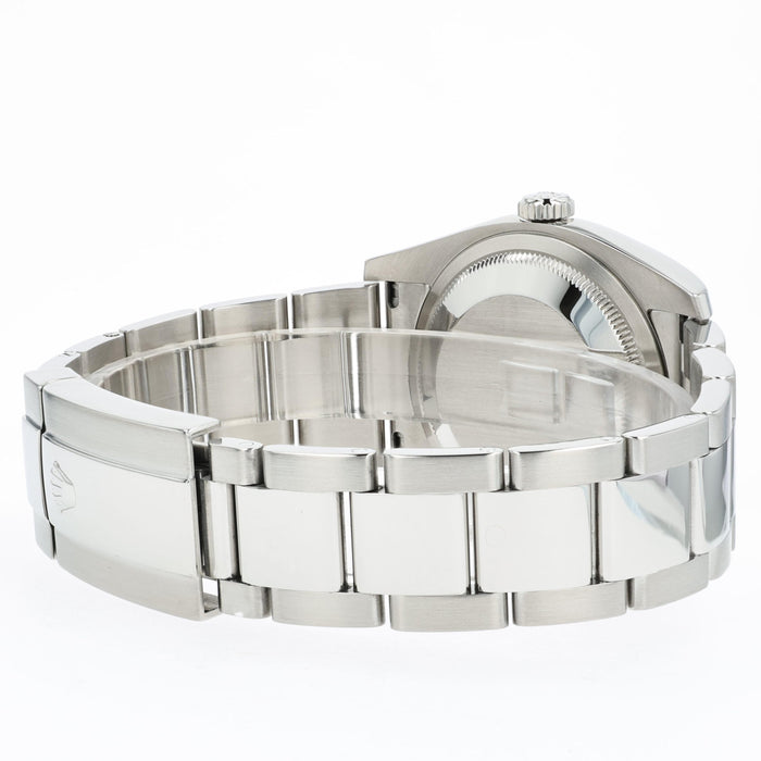 Rolex Datejust 36 Black Roman Dial Oyster Bracelet Stainless Steel 116200