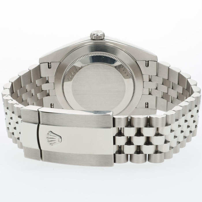 Rolex Datejust 41 Black Stick Dial Stainless Steel Jubilee Bracelet 126334