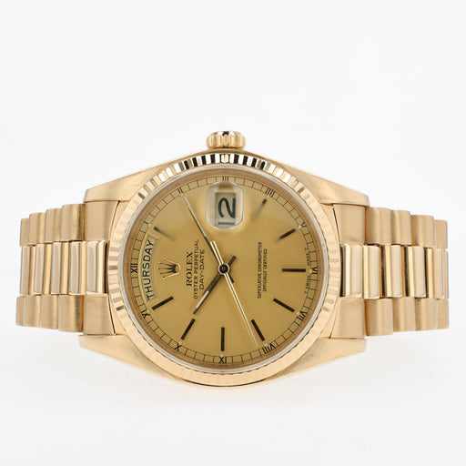 Rolex Day-Date 36 President Automatic Solid 18kt Yellow Gold 18038