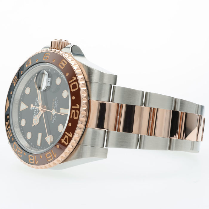 Rolex GMT Master II "Root Beer" 18kt Rose Gold & Stainless Steel 126711CHNR