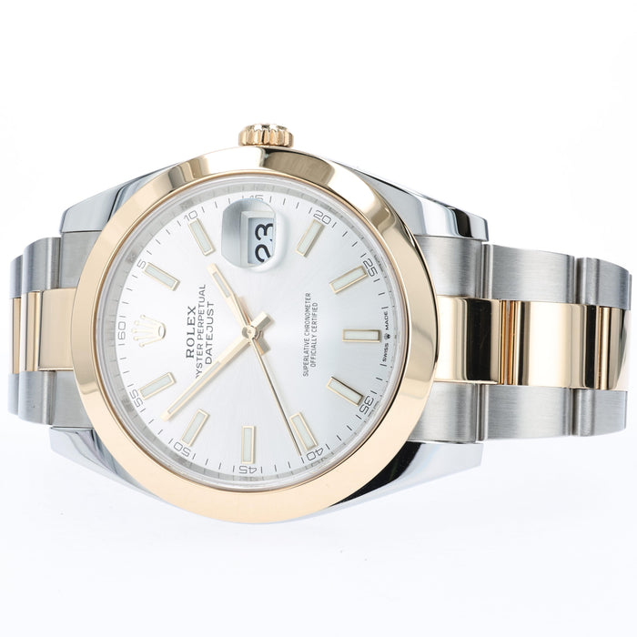 Rolex Datejust 41 Silver Dial Solid 18kt Yellow Gold & Stainless Steel 126303