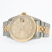 Rolex Datejust 36 18k Yellow Gold & Steel Factory Champagne Diamond Dial 16233