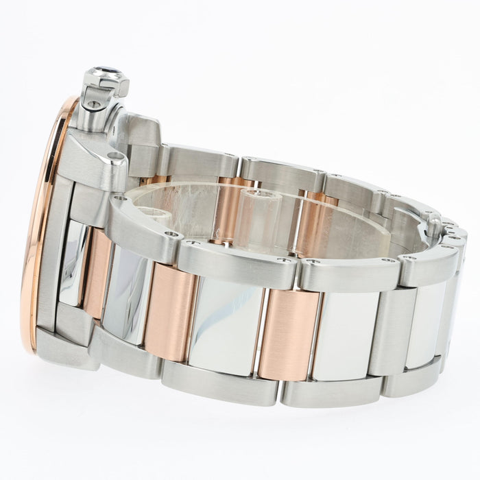 Cartier Calibre De Cartier Silver Dial Rose Gold & Stainless Steel W7100036