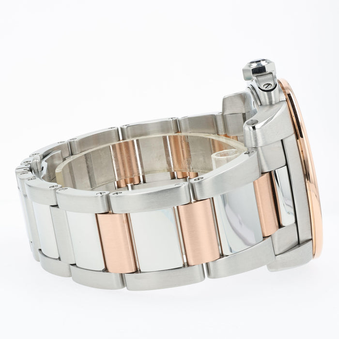 Cartier Calibre De Cartier Silver Dial Rose Gold & Stainless Steel W7100036