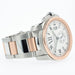Cartier Calibre De Cartier Silver Dial Rose Gold & Stainless Steel W7100036