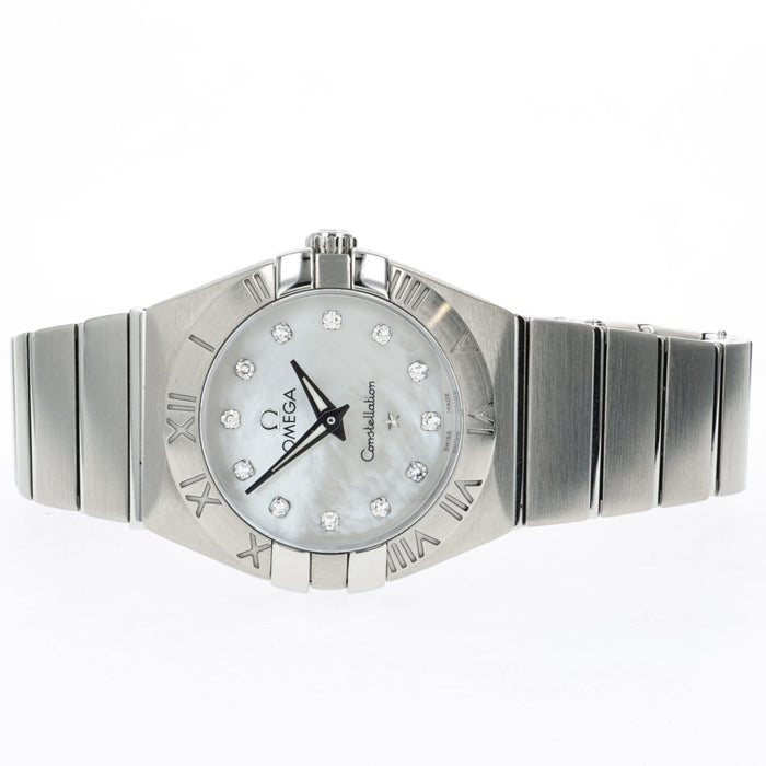 Omega Constellation Factory Mother of Pearl Dial Diamond 123.10.24.60.55.001