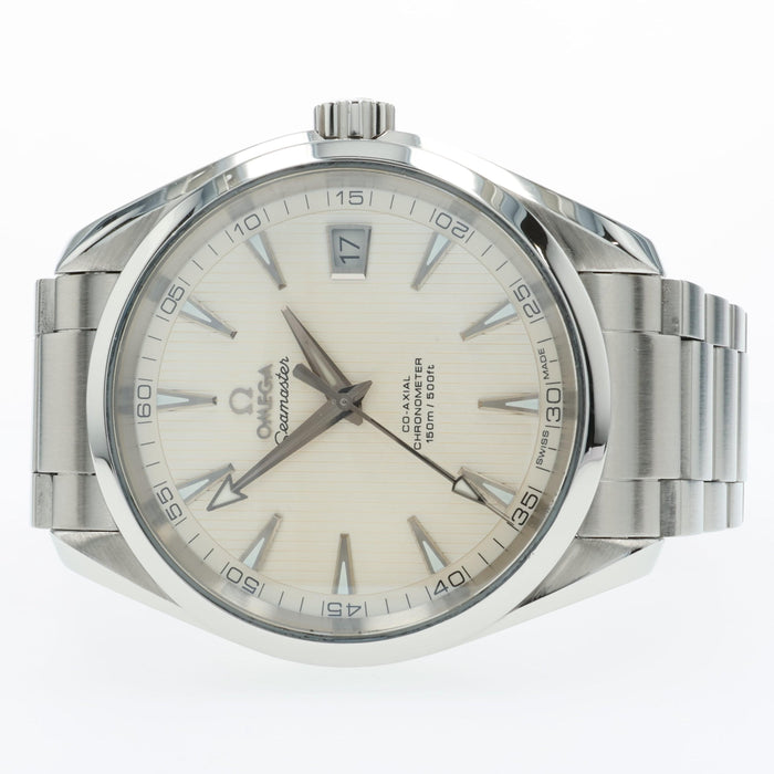 Omega Seamaster Aqua Terra Silver Teak Dial 41mm Automatic 231.10.42.41.02.001