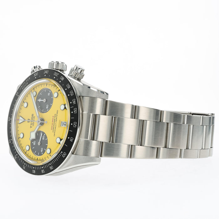 Tudor Black Bay Chronograph Yellow Dial Stainless Steel 79310N