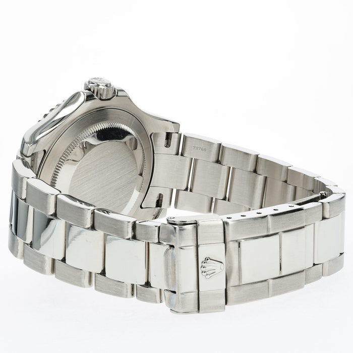 Rolex Yacht-Master Platinum Dial 40mm Stainless Steel 16622
