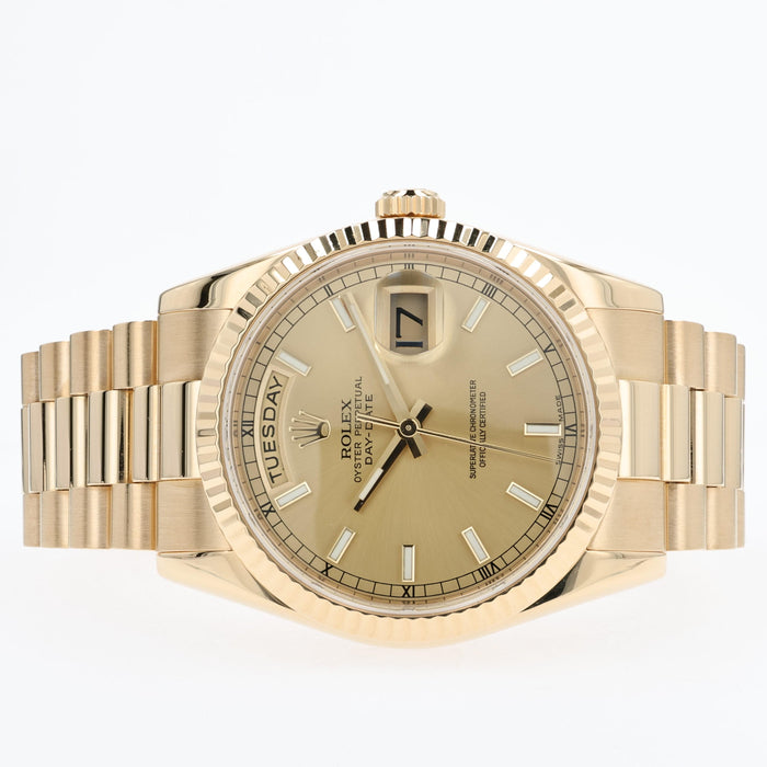 Rolex Day-Date "President" Automatic 36mm Solid 18kt Yellow Gold 118238