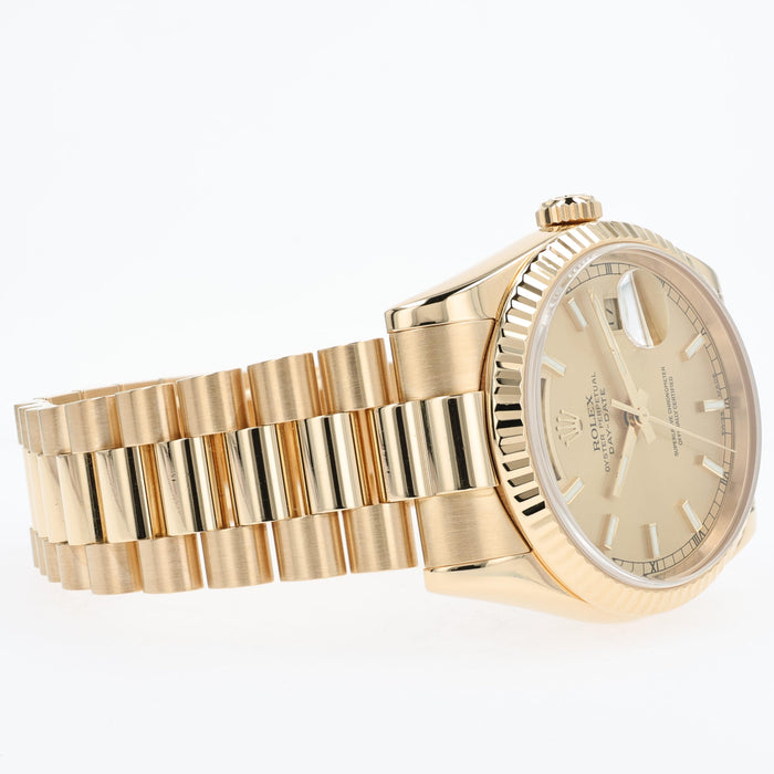 Rolex Day-Date "President" Automatic 36mm Solid 18kt Yellow Gold 118238