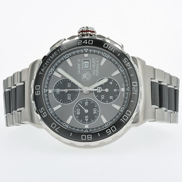 TAG Heuer Formula 1 Grey Dial Chronograph Stainless Steel & Ceramic CAU2010