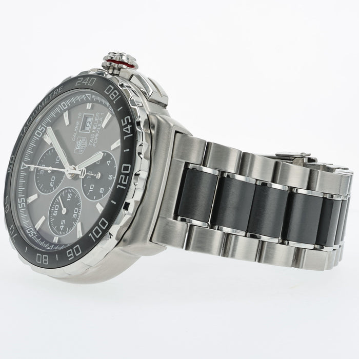 TAG Heuer Formula 1 Grey Dial Chronograph Stainless Steel & Ceramic CAU2010
