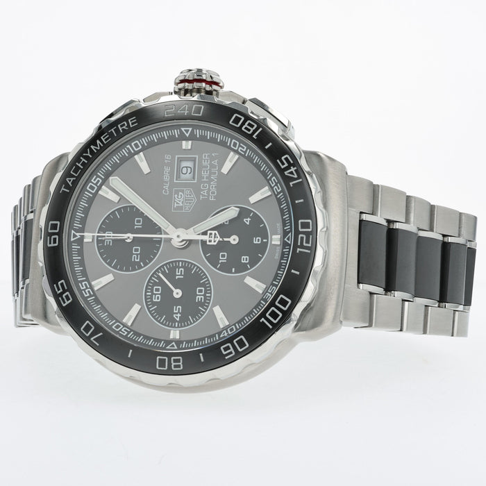 TAG Heuer Formula 1 Grey Dial Chronograph Stainless Steel & Ceramic CAU2010