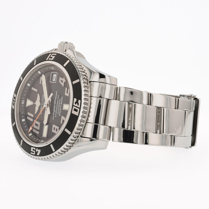 Breitling Superocean 42 Black Dial Stainless Steel Automatic A17364
