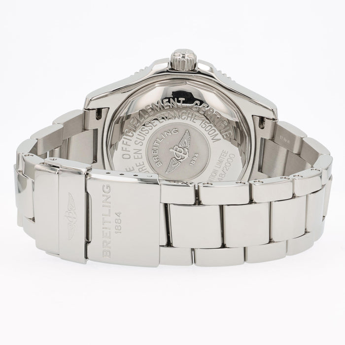 Breitling Superocean 42 Black Dial Stainless Steel Automatic A17364