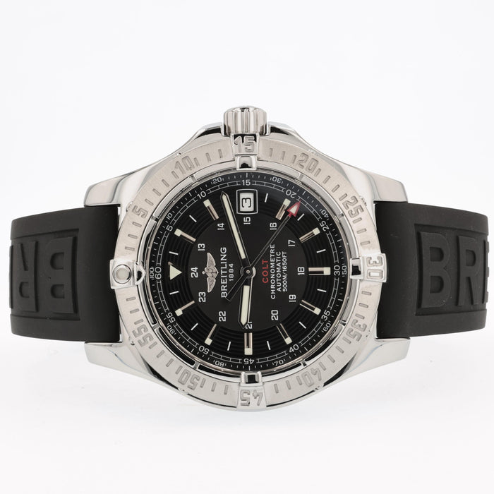 Breitling Colt 41mm Automatic Stainless Steel Black Dial 500M A17380