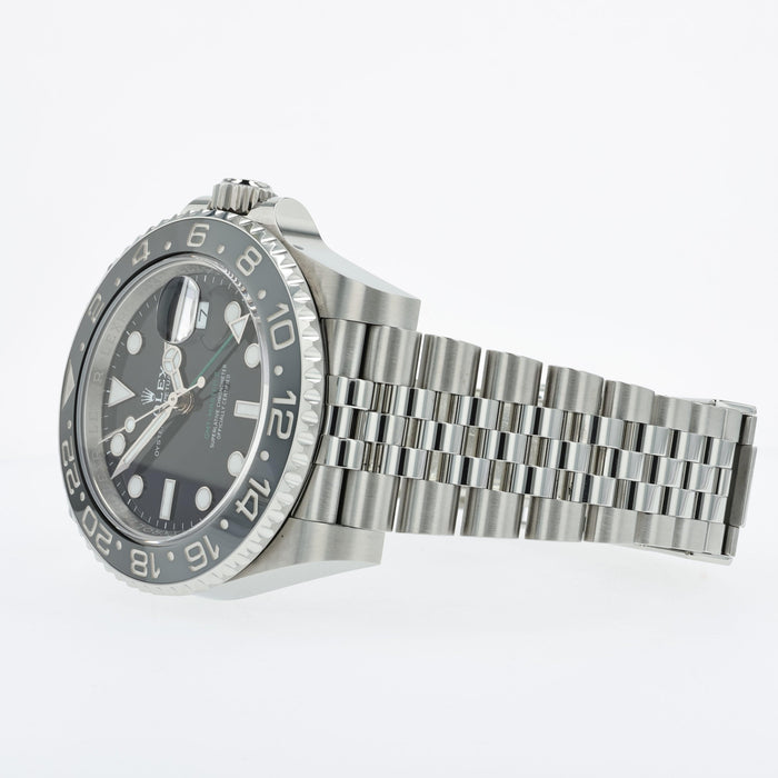Rolex GMT-Master II Black Dial "Bruce Wayne" Jubilee Stainless Steel 126710GRNR