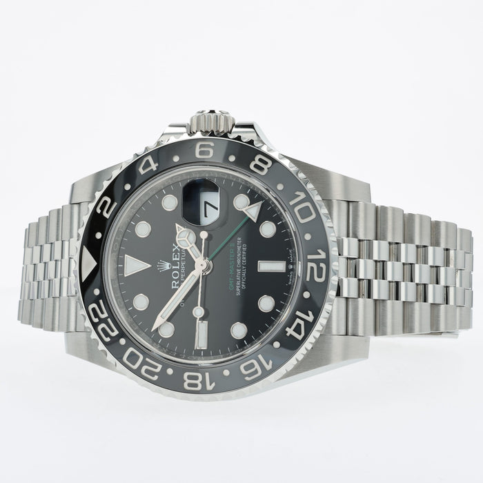 Rolex GMT-Master II Black Dial "Bruce Wayne" Jubilee Stainless Steel 126710GRNR