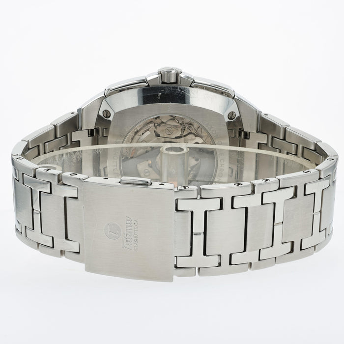 Tutima Saxon One Chronograph Automatic White Dial Stainless Steel 43MM 6420