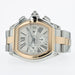 Cartier Roadster Chronograph 18kt Yellow Gold & Steel W62027Z1 2618